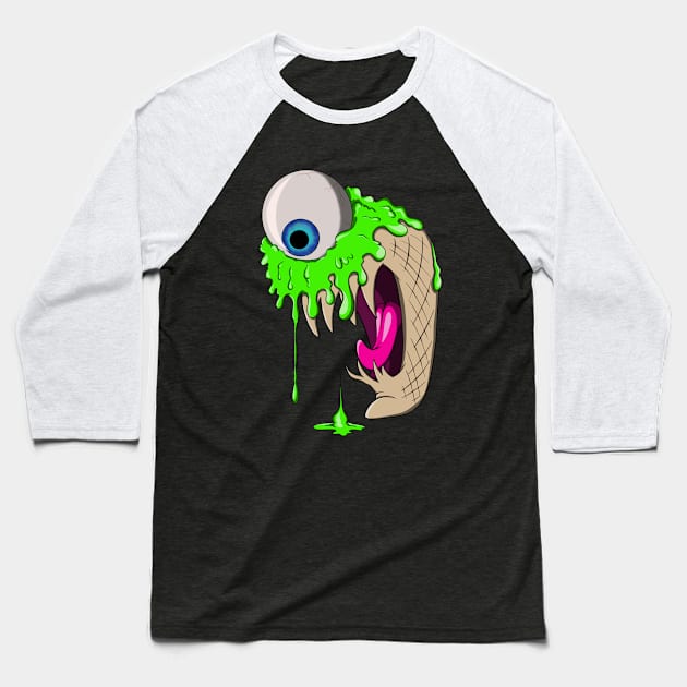 Eye scream Baseball T-Shirt by MumsMerch